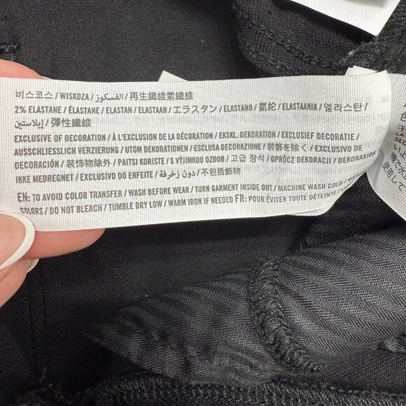 NWT Hollister High Rise Flare Black Denim Women's Jeans Size 3R - Picture 5 of 8